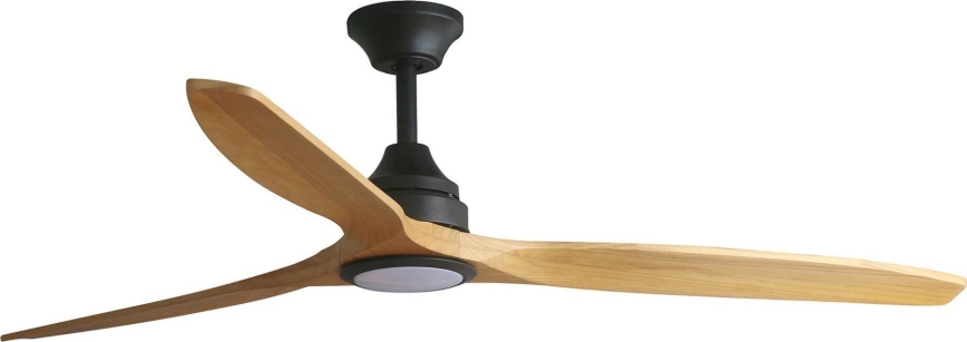 FARO 33719DCT - LED Stmívatelný stropní ventilátor ALO LED/20W/230V 2700/4000/6500K hnědá/černá pr. 152 cm Wi-Fi Tuya + dálkové ovládání