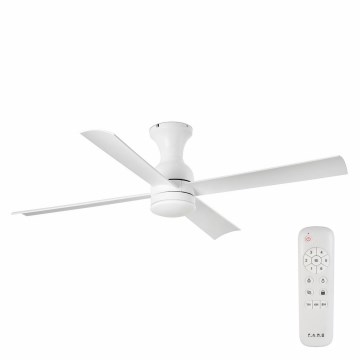 FARO 33756 - LED Stropní ventilátor FRASER LED/16W/230V bílá pr. 120 cm + dálkové ovládání