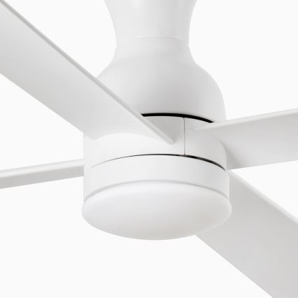 FARO 33756WT - LED Stropní ventilátor FRASER XL LED/16W/230V bílá pr. 120 cm Wi-Fi Tuya + dálkové ovládání