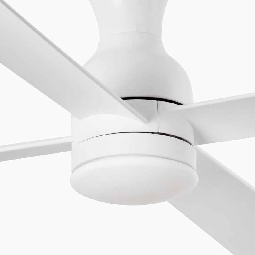 FARO 33756WT - LED Stropní ventilátor FRASER XL LED/16W/230V bílá pr. 120 cm Wi-Fi Tuya + dálkové ovládání