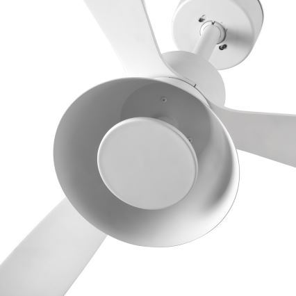 FARO 33760WT-22 - LED Stmívatelný stropní ventilátor AMELIA L CONE LED/20W/230V 2700/3500/5000K bílá pr. 132 cm Wi-Fi Tuya + dálkové ovládání