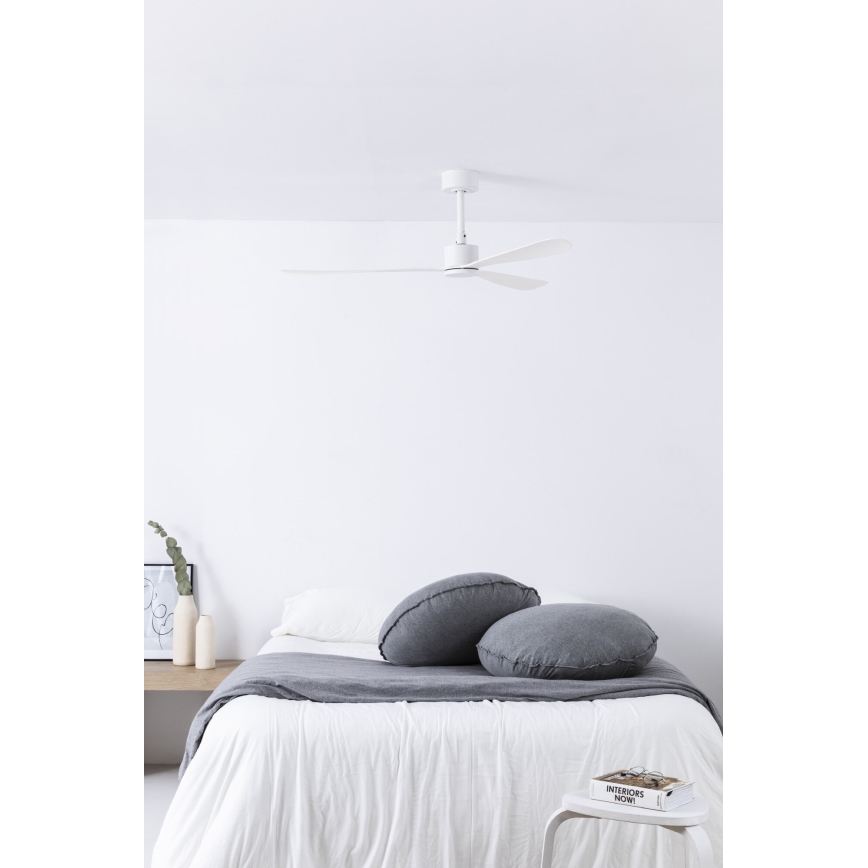 FARO 33760WT - Stropní ventilátor AMELIA L bílá pr. 132 cm Wi-Fi Tuya + dálkové ovládání