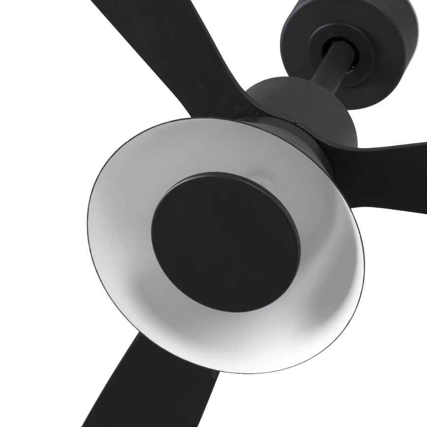 FARO 33761WT-23 - LED Stmívatelný stropní ventilátor AMELIA L CONE LED/20W/230V 2700/3500/5000K černá pr. 132 cm Wi-Fi Tuya + dálkové ovládání