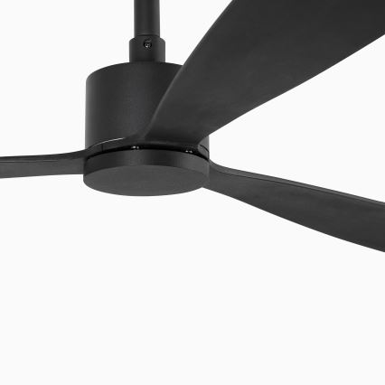 FARO 33761WT - Stropní ventilátor AMELIA L černá pr. 132 cm Wi-Fi Tuya + dálkové ovládání