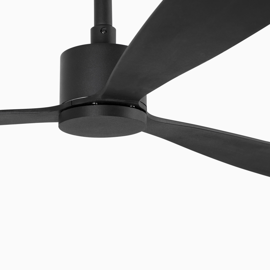 FARO 33761WT - Stropní ventilátor AMELIA L černá pr. 132 cm Wi-Fi Tuya + dálkové ovládání