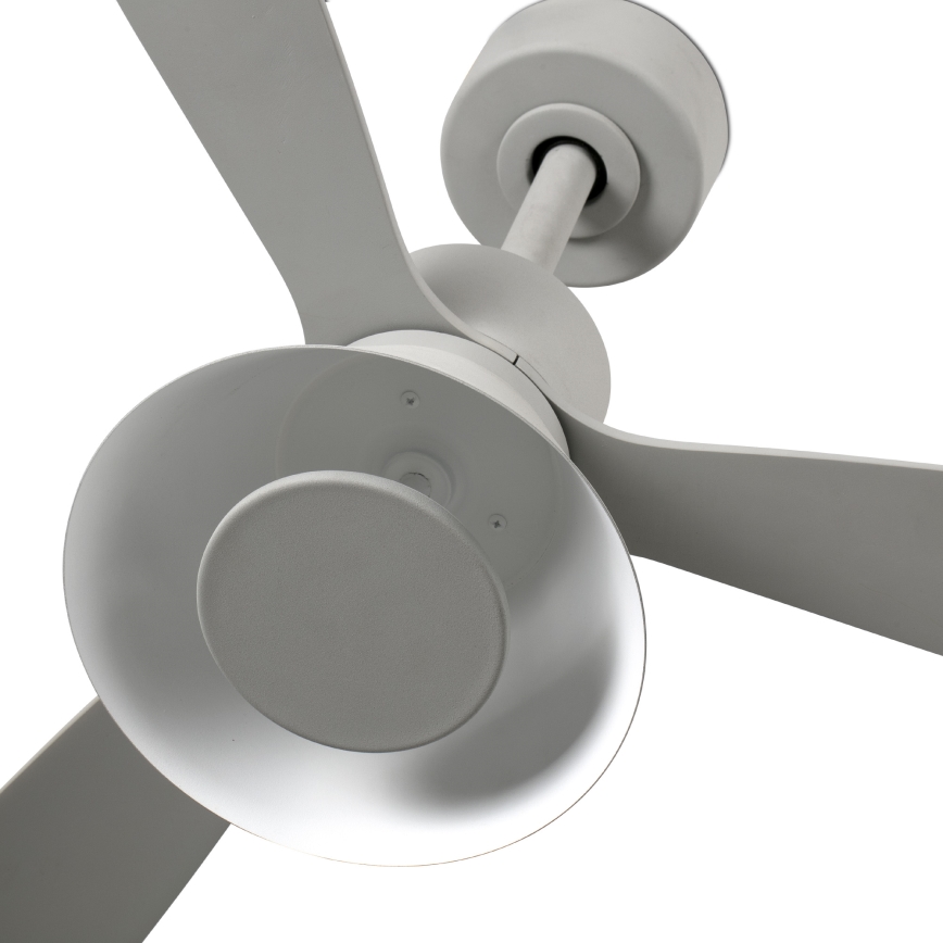 FARO 33762WT-24 - LED Stmívatelný stropní ventilátor AMELIA L CONE LED/20W/230V 2700/3500/5000K šedá pr. 132 cm Wi-Fi Tuya + dálkové ovládání
