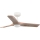 FARO 33805WT-1TW - LED Stmívatelný stropní ventilátor HEYWOOD S LED/10W/230V 2700/3000/4000K dřevo/bílá pr. 90 cm Wi-Fi Tuya + dálkové ovládání
