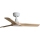 FARO 33805WT - Stropní ventilátor HEYWOOD S dřevo/bílá pr. 90 cm Wi-Fi Tuya + dálkové ovládání