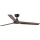 FARO 33809WT - Stropní ventilátor HEYWOOD L dřevo/černá pr. 132 cm Wi-Fi Tuya + dálkové ovládání