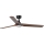 FARO 33809WT1S - LED Stmívatelný stropní ventilátor HEYWOOD L LED/10W/230V 2700/3000/4000K pr. 132 cm dřevo/černá Wi-Fi Tuya + dálkové ovládání