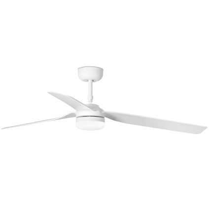 FARO 33814WP-20 - LED Stmívatelný stropní ventilátor PUNT M LED/24W/230V 3000K/4200K/6500K bílá pr. 130 cm SMART + dálkové ovládání