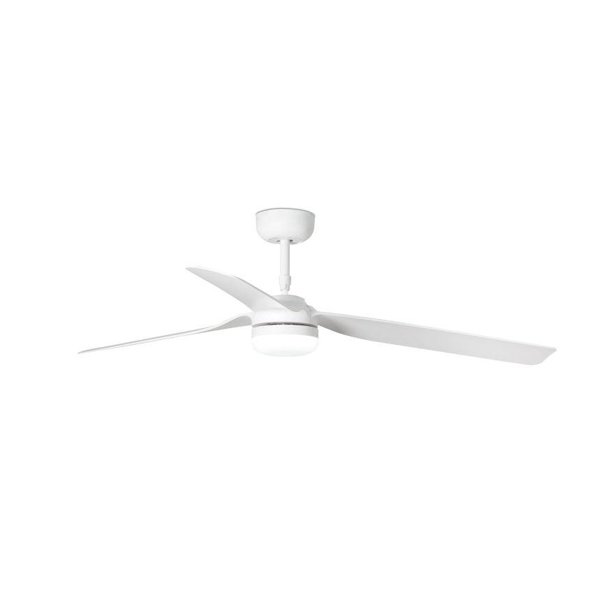 FARO 33814WT-20 - LED Stmívatelný stropní ventilátor PUNT M LED/18W/230V 3000/4200/6500K bílá pr. 132 cm Wi-Fi Tuya + dálkové ovládání