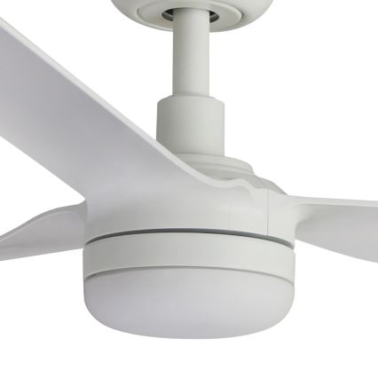 FARO 33814WT1S - LED Stmívatelný stropní ventilátor PUNT M LED/18W/230V 2700/3000/4000K pr. 132 cm bílá Wi-Fi Tuya + dálkové ovládání
