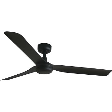 FARO 33815WT - Stropní ventilátor PUNT M černá pr. 132 cm Wi-Fi Tuya + dálkové ovládání