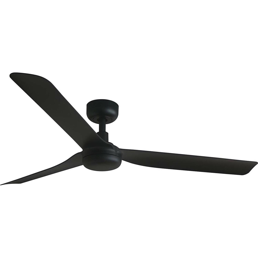 FARO 33815WT - Stropní ventilátor PUNT M černá pr. 132 cm Wi-Fi Tuya + dálkové ovládání