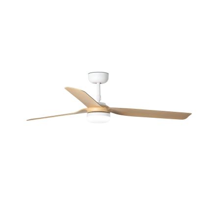 FARO 33816-20 - LED Stropní ventilátor PUNT LED/18W/230V Wi-Fi hnědá/černá + dálkové ovládání