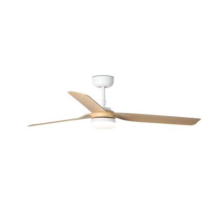 FARO 33816-20 - LED Stropní ventilátor PUNT LED/18W/230V Wi-Fi hnědá/černá + dálkové ovládání