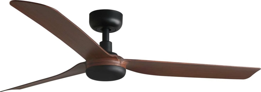 FARO 33817WT - Stropní ventilátor PUNT M hnědá/černá pr. 132 cm Wi-Fi Tuya + dálkové ovládání
