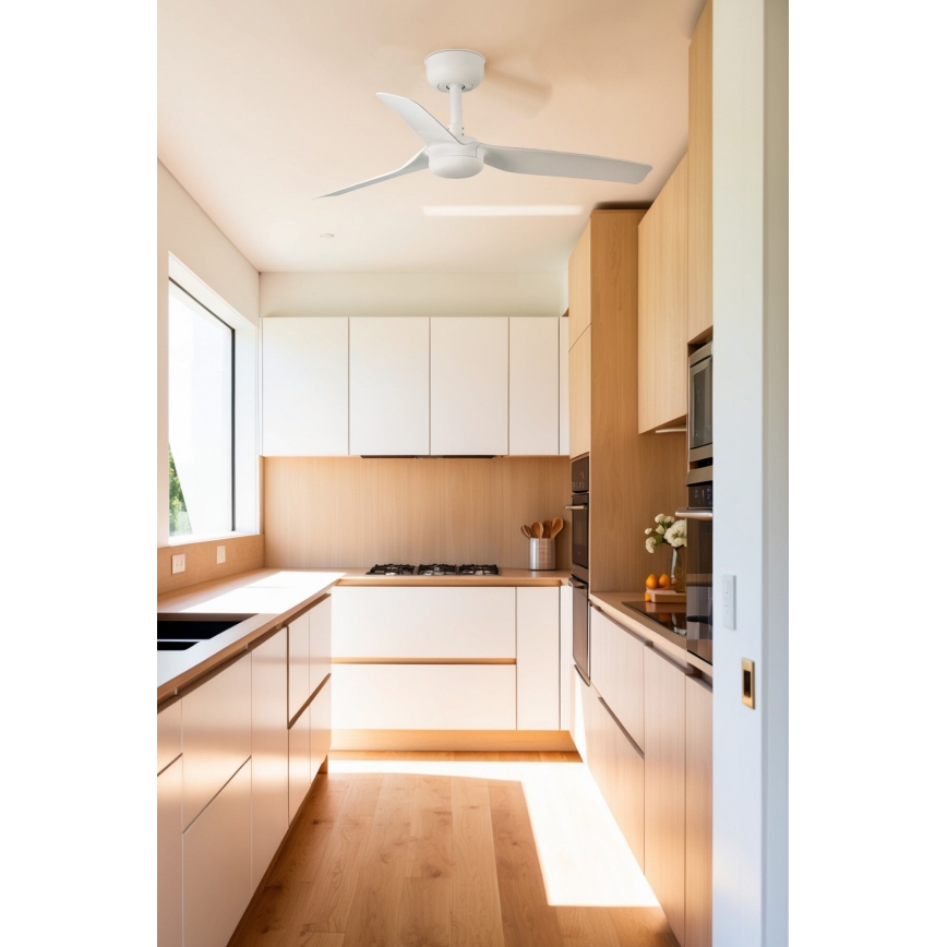 FARO 33820WP - Stropní ventilátor MINI PUNT S bílá pr. 90 cm SMART + dálkové ovládání