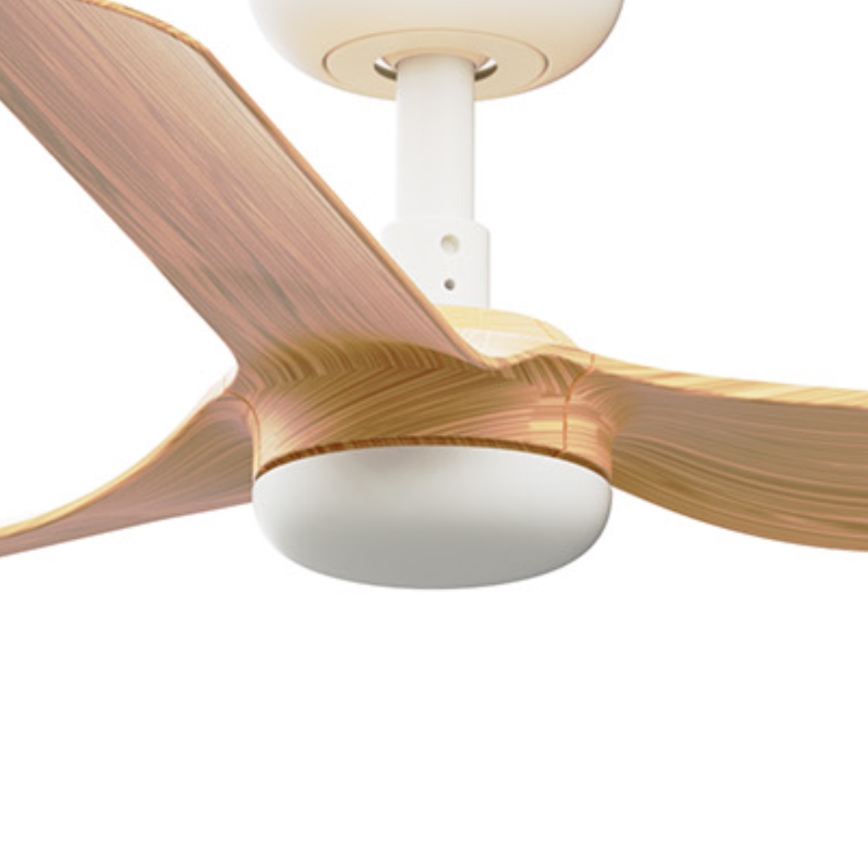 FARO 33821 - Stropní ventilátor MINI PUNT S hnědá/bílá pr. 90 cm + dálkové ovládání