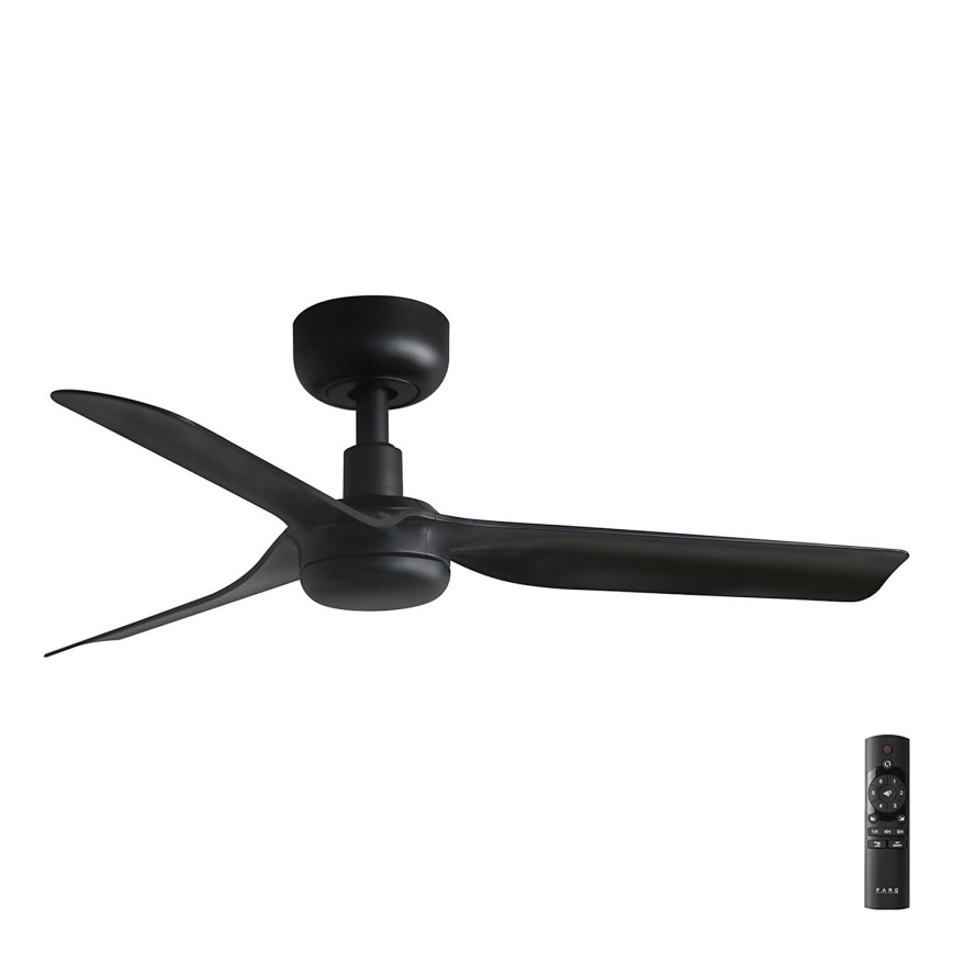 FARO 33822 - Stropní ventilátor MINI PUNT S černá pr. 90 cm + dálkové ovládání