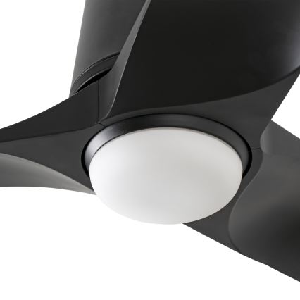 FARO 33827-1TW - LED Stmívatelný stropní ventilátor HEY TUB S LED/10W/230V 2700/4000/6000K černá pr. 90 cm + dálkové ovládání