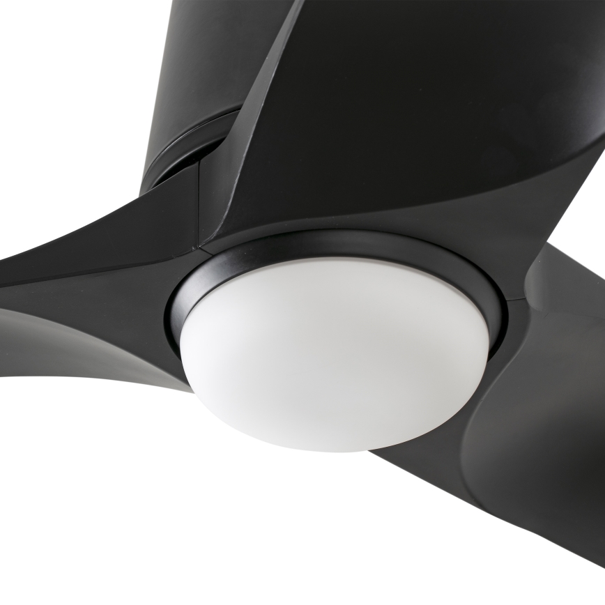 FARO 33827-1TW - LED Stmívatelný stropní ventilátor HEY TUB S LED/10W/230V 2700/4000/6000K černá pr. 90 cm + dálkové ovládání