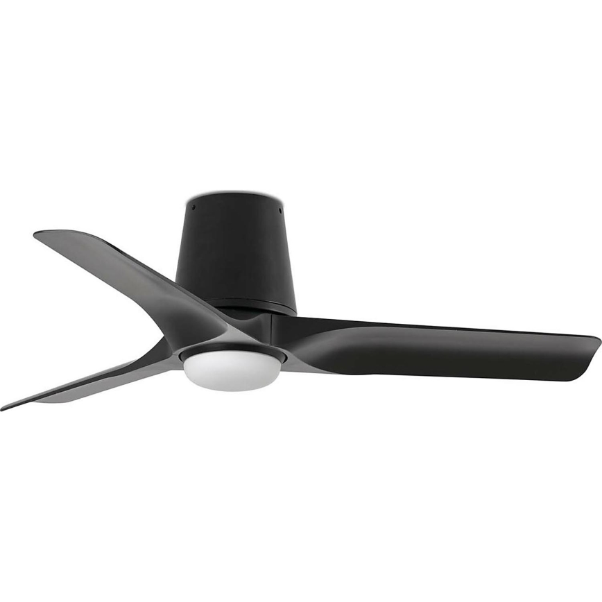 FARO 33827-1TW - LED Stmívatelný stropní ventilátor HEY TUB S LED/10W/230V 2700/4000/6000K černá pr. 90 cm + dálkové ovládání