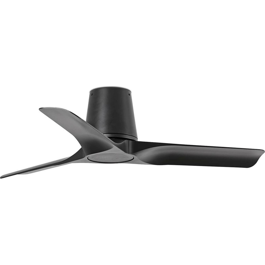 FARO 33827WT - Stropní ventilátor HEY TUB S černá pr. 90 cm Wi-Fi Tuya + dálkové ovládání
