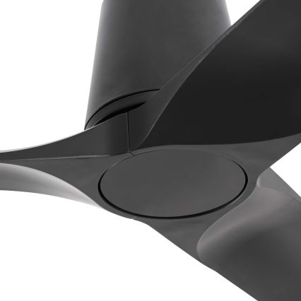 FARO 33827WT - Stropní ventilátor HEY TUB S černá pr. 90 cm Wi-Fi Tuya + dálkové ovládání
