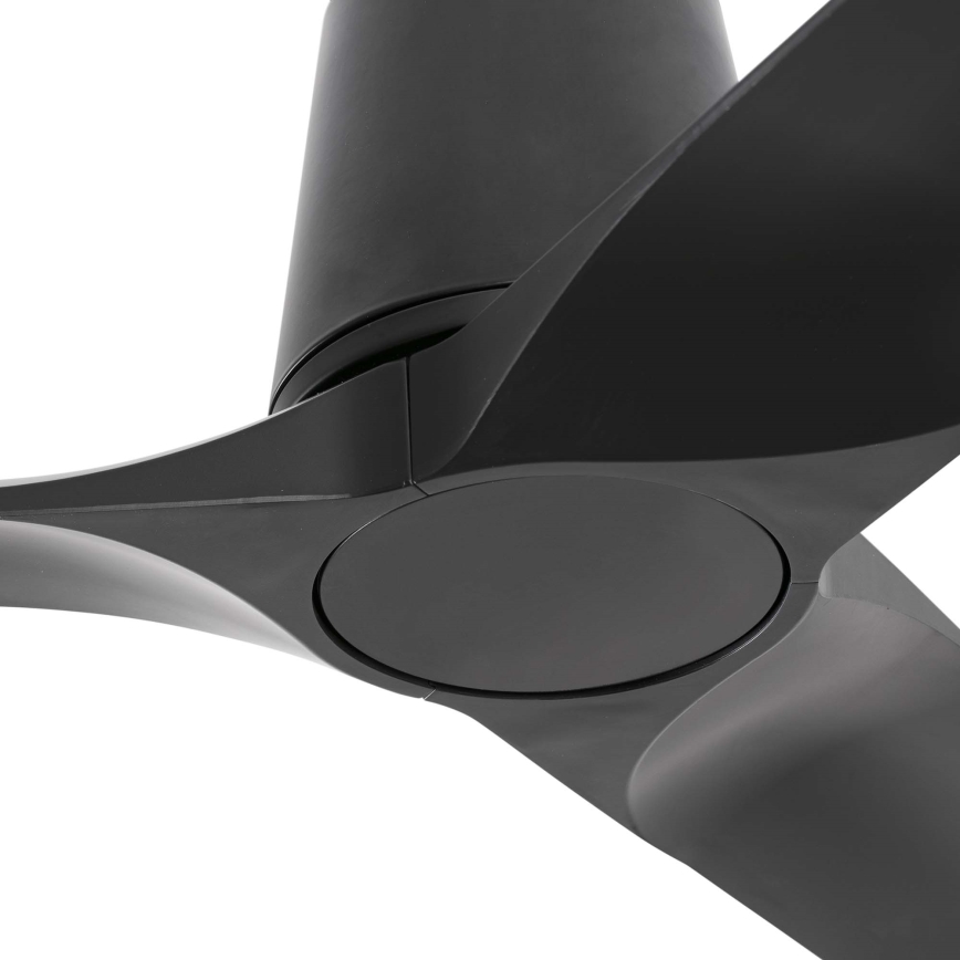 FARO 33827WT - Stropní ventilátor HEY TUB S černá pr. 90 cm Wi-Fi Tuya + dálkové ovládání