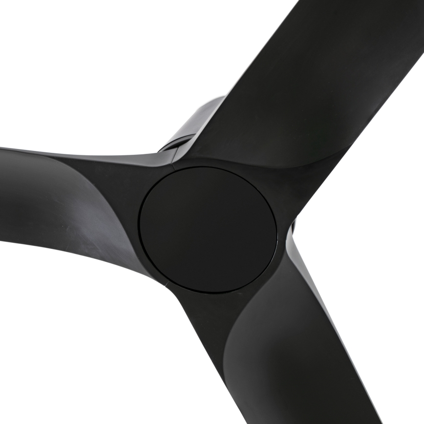 FARO 33827WT - Stropní ventilátor HEY TUB S černá pr. 90 cm Wi-Fi Tuya + dálkové ovládání