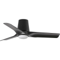 FARO 33827WT1S - LED Stmívatelný stropní ventilátor HEY TUB S LED/10W/230V 2700/3000/4000K pr. 90 cm černá Wi-Fi Tuya + dálkové ovládání