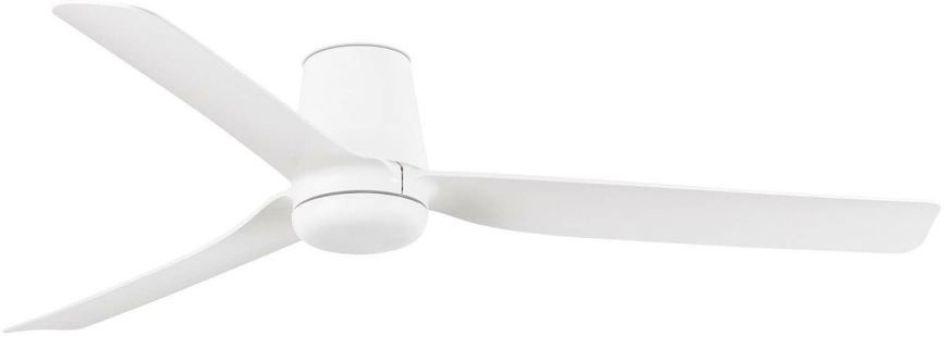 FARO 33828WT - Stropní ventilátor PUNT TUB M bílá pr. 132 cm Wi-Fi Tuya + dálkové ovládání