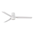 FARO 33828WT1S - LED Stmívatelný stropní ventilátor PUNT TUB M LED/18W/230V 2700/3000/4000K pr. 132 cm bílá Wi-Fi Tuya + dálkové ovládání