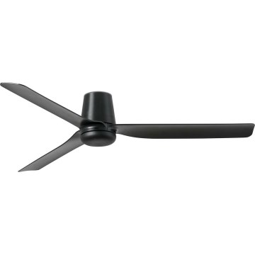 FARO 33830WT - Stropní ventilátor PUNT TUB M černá pr. 132 cm Wi-Fi Tuya + dálkové ovládání