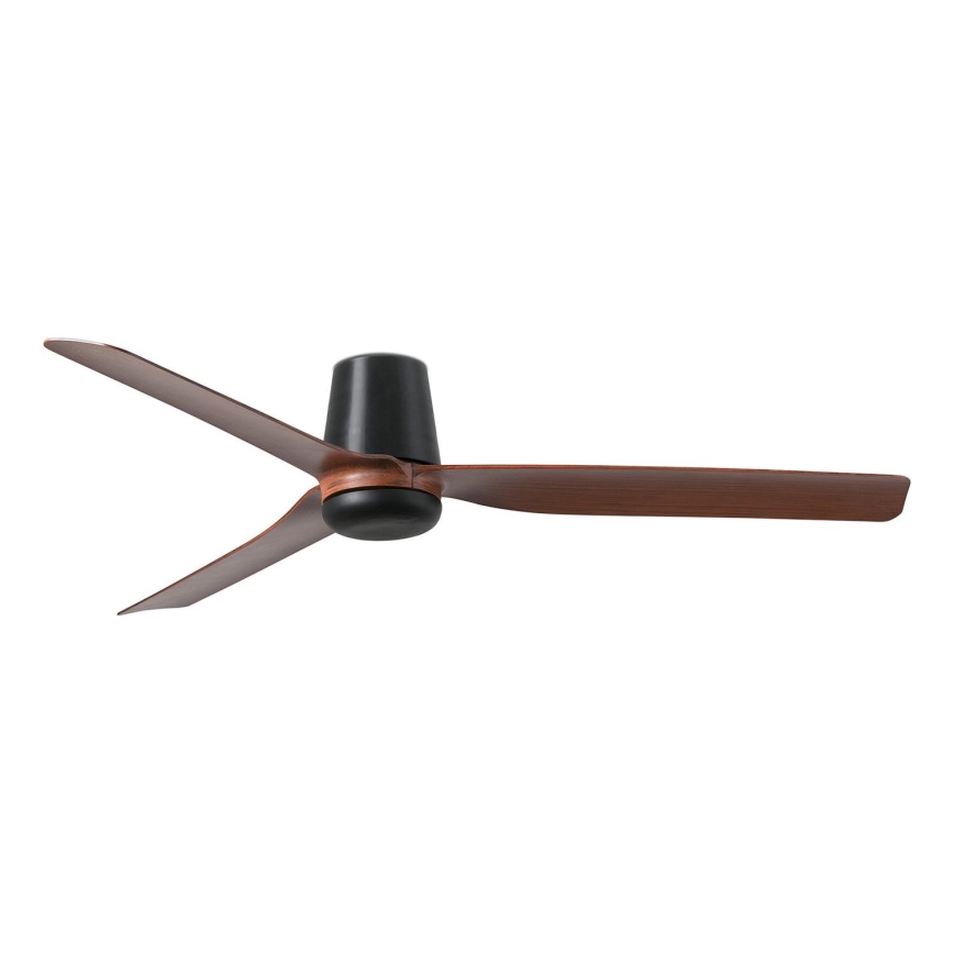 FARO 33831 - Stropní ventilátor PUNT TUB M hnědá/černá pr. 130 cm + dálkové ovládání