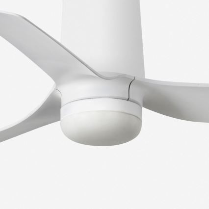 FARO 33832-1TW - LED Stmívatelný stropní ventilátor MINI PUNT TUB S LED/10W/230V 2700/3000/4000K pr. 90 cm bílá + dálkové ovládání