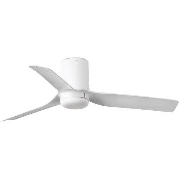 FARO 33832 - Stropní ventilátor MINI PUNT TUB S bílá pr. 90 cm + dálkové ovládání