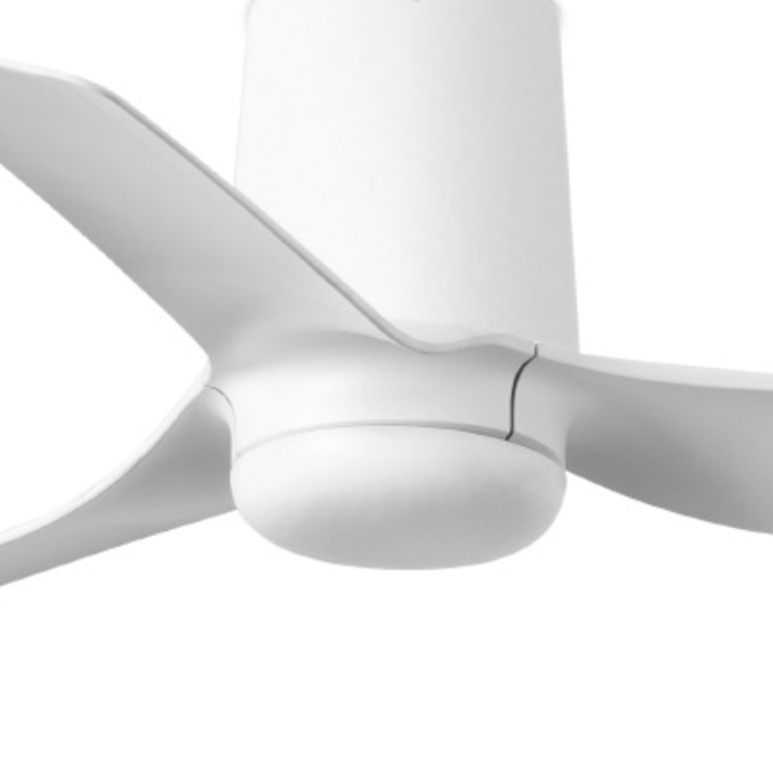 FARO 33832 - Stropní ventilátor MINI PUNT TUB S bílá pr. 90 cm + dálkové ovládání