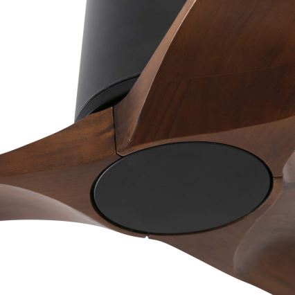 FARO 33837 - Stropní ventilátor HEYWOOD TUB S borovice/černá pr. 90 cm + dálkové ovládání