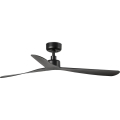 FARO 34196 - Stropní ventilátor ROCKER M pr. 132 cm černá + dálkové ovládání