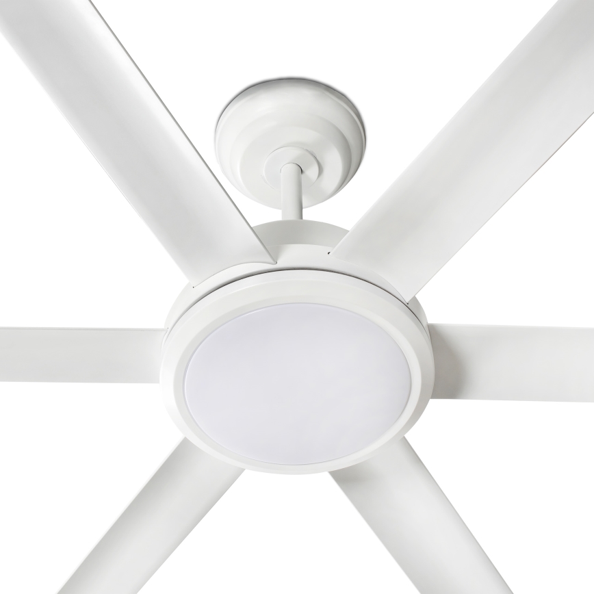 FARO 34202-130 - LED Stropní ventilátor ROTTERDAM XL LED/32W/230V bílá pr. 200 cm + dálkové ovládání