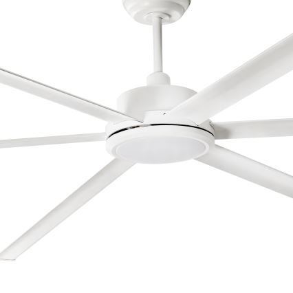 FARO 34202-130 - LED Stropní ventilátor ROTTERDAM XL LED/32W/230V bílá pr. 200 cm + dálkové ovládání