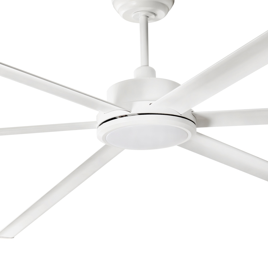 FARO 34202-130 - LED Stropní ventilátor ROTTERDAM XL LED/32W/230V bílá pr. 200 cm + dálkové ovládání