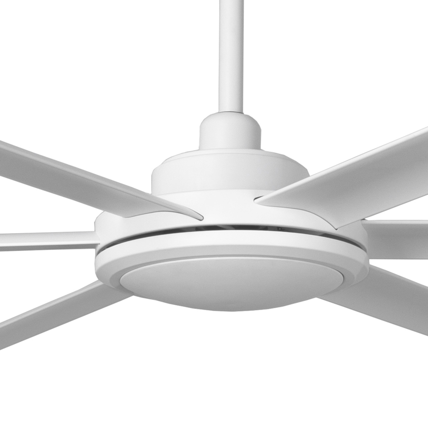 FARO 34202 - Stropní ventilátor ROTTERDAM XL bílá pr. 200 cm + dálkové ovládání