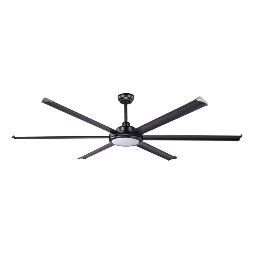 FARO 34203-130 - LED Stropní ventilátor ROTTERDAM XL LED/32W/230V černá pr. 200 cm + dálkové ovládání