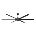 FARO 34203 - Stropní ventilátor ROTTERDAM XL černá pr. 200 cm + dálkové ovládání