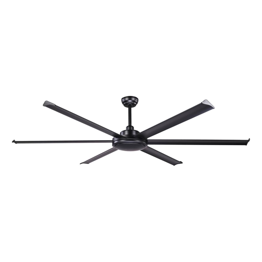 FARO 34203 - Stropní ventilátor ROTTERDAM XL černá pr. 200 cm + dálkové ovládání