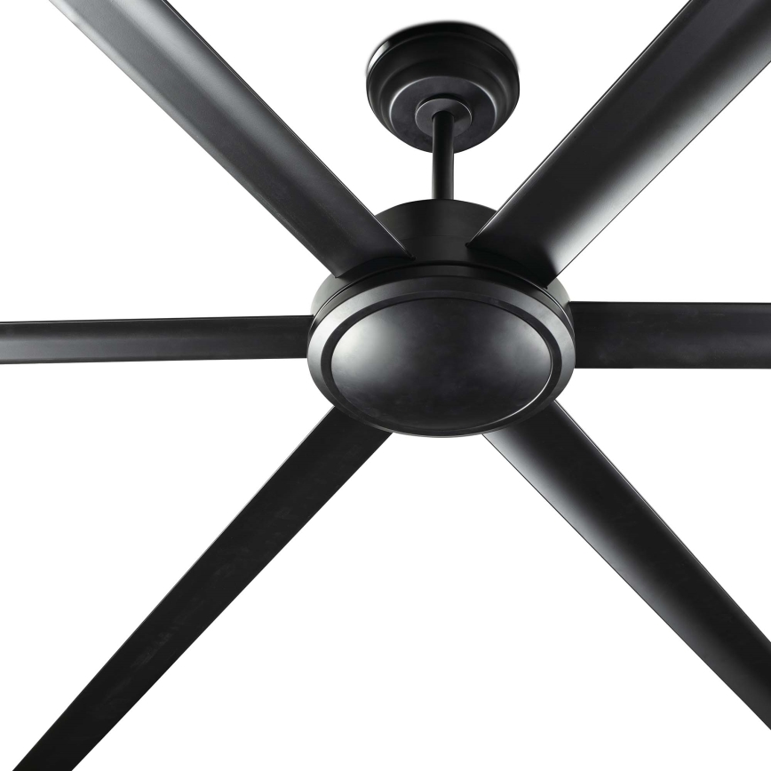 FARO 34203 - Stropní ventilátor ROTTERDAM XL černá pr. 200 cm + dálkové ovládání